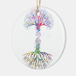 Décoration En Céramique Arbre ADN