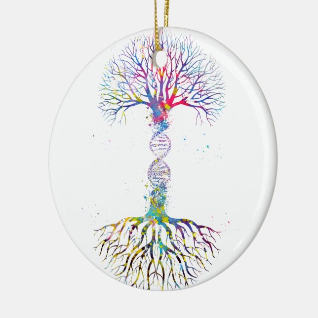 Décoration En Céramique Arbre ADN (Gauche)