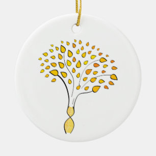 Décoration En Céramique Arbre ADN de famille trouvé