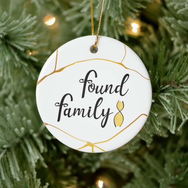Décoration En Céramique Arbre ADN de famille trouvé (Arbre)