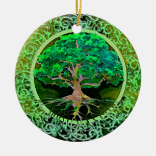 Décoration En Céramique Arbre de la patience de la vie