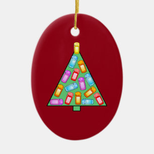 Décoration En Céramique Arbre de Noël GPS Geocaching