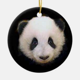 Décoration En Céramique Arbre de Noël Panda