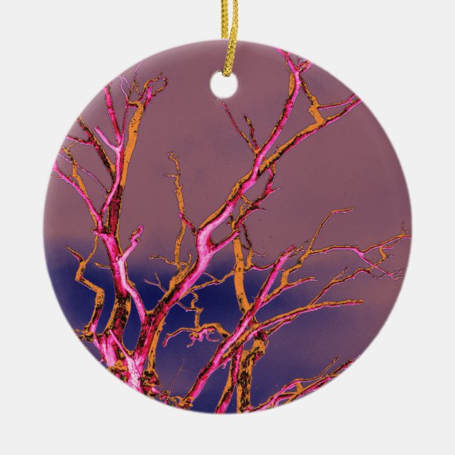 DÉCORATION EN CÉRAMIQUE ARBRE D'ESPRIT (Devant)
