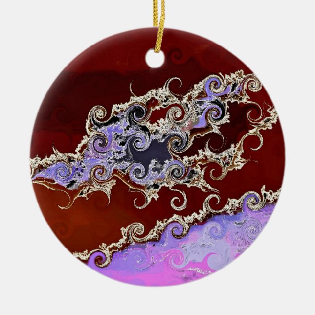 DÉCORATION EN CÉRAMIQUE ARBRES (Devant)