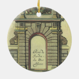Décoration En Céramique Arc de Portail de Jardin Vintage, Architecture Ren