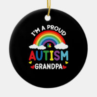Arc-en-ciel Je suis un fier grand-père d'autiste S