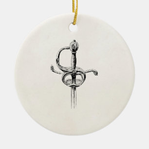 Décoration En Céramique Arme médiévale d'épées d'épée d'armure vinta