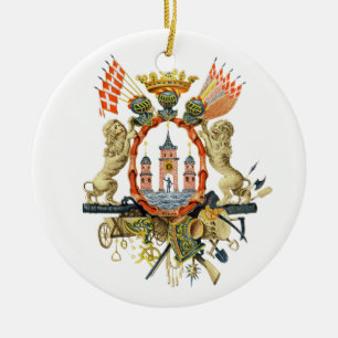 Décoration En Céramique Armoiries de Copenhague