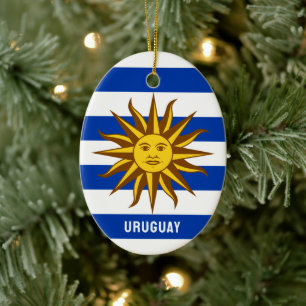 Décoration En Céramique Armoiries de l'Uruguay