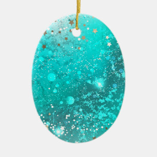 Décoration En Céramique Arrière - plan à huile Turquoise de la menthe