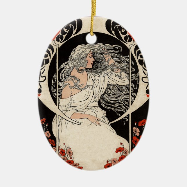 Décoration En Céramique art Nouveau des années 1920 (Devant)