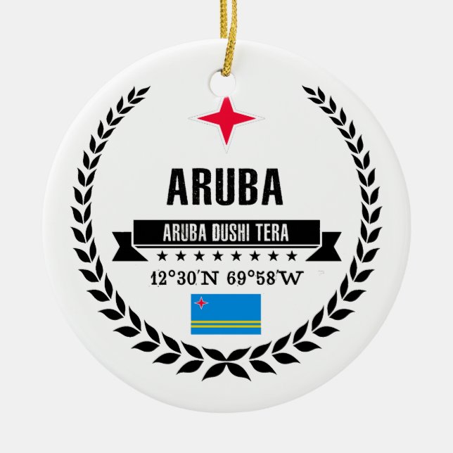 Décoration En Céramique Aruba (Devant)