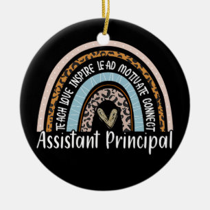 Décoration En Céramique Assistant Principal Funny Job Title School Worker