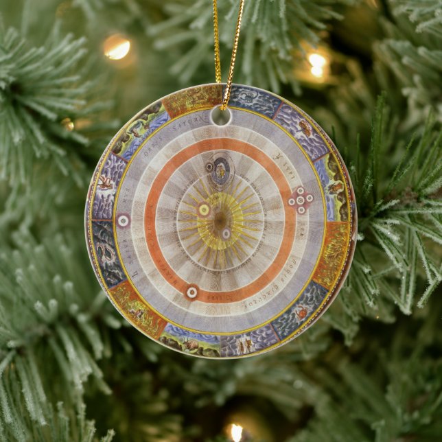 Décoration En Céramique Astronomie vintage Copernican Planisphère céleste (Arbre)