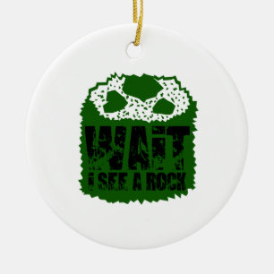 Décoration En Céramique Attendez Je Vois Une Roche