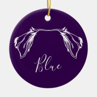 Décoration En Céramique Aussie Ornament (Paw Prints)