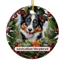 Aussie Pup Orament, Personnaliser Puppy Christmas