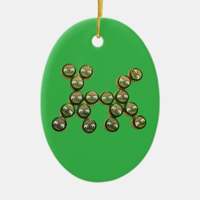 Décoration En Céramique ​🐶 Authentic Chang Beer Cap Dog (Devant)