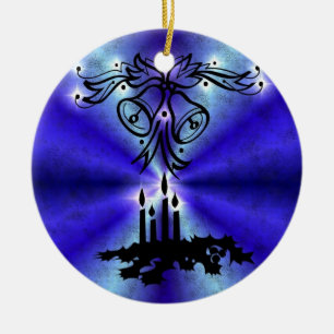 Décoration En Céramique Avent, Artdeco de Noël sur Blue Green Rainbow