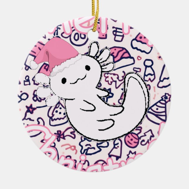 Décoration En Céramique Axolotl (Devant)