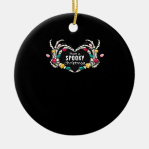 Décoration En Céramique Ayez Un Classique De Noël Éffrayant - Skeleton Mai