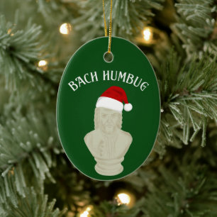 Décoration En Céramique Bach Humbug Funny Musique Classique Thème