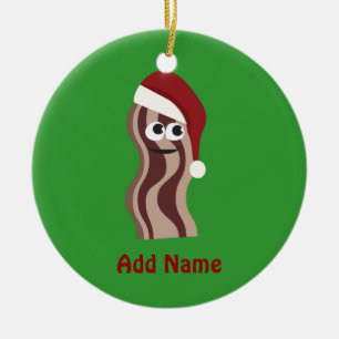 Décoration En Céramique Bacon de Père Noël