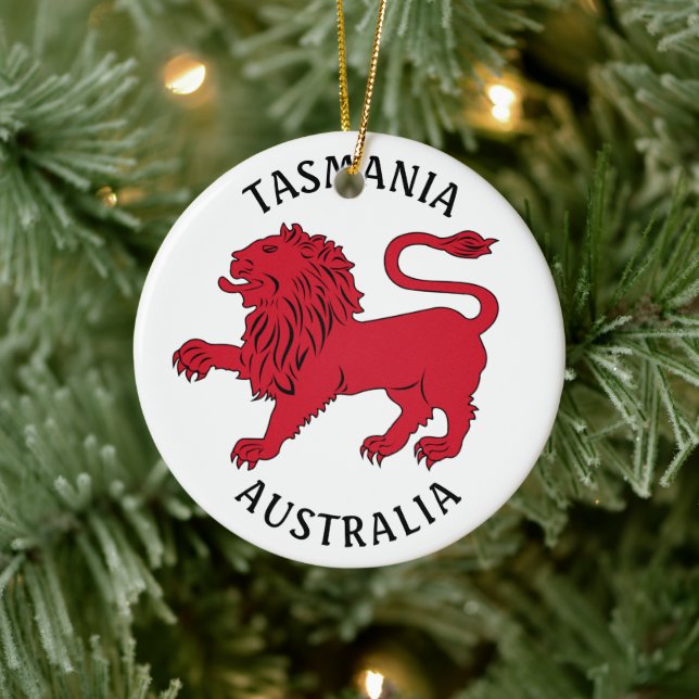 Décoration En Céramique Badge de Tasmanie (Australie) (Arbre)