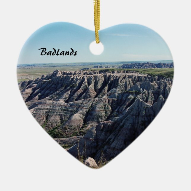 Décoration En Céramique Badlands, Dakota du Sud (Devant)