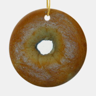 Décoration En Céramique Bagel ornament