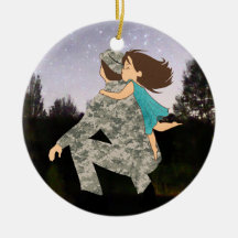 Baisers pour l'ornement de Noël de papa