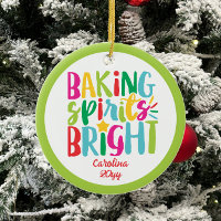 Baking Spirits Bright Colorful Noël Traitements
