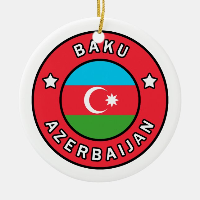 Décoration En Céramique Bakou Azerbaïdjan (Devant)
