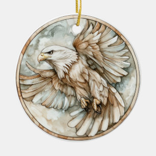 Décoration En Céramique Bald Eagle Wild Tame and Timeless Collection