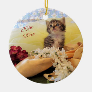 Décoration En Céramique Ballerina Kitten Kate personnalisée