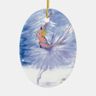 Décoration En Céramique Ballet de Reine-Casse-noix de neige de Twitt par