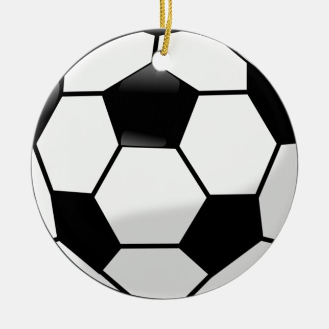 Décoration En Céramique Ballon de football (Devant)