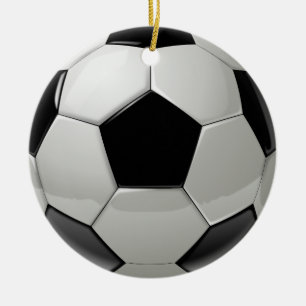 Décoration En Céramique Ballon de football du football