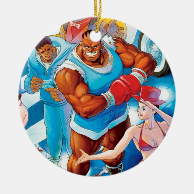 Décoration En Céramique Balrog avant combat de rue (Devant)