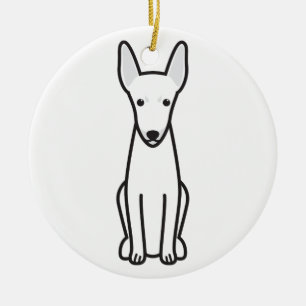 Décoration En Céramique Bande dessinée de chien de Fox Terrier de jouet