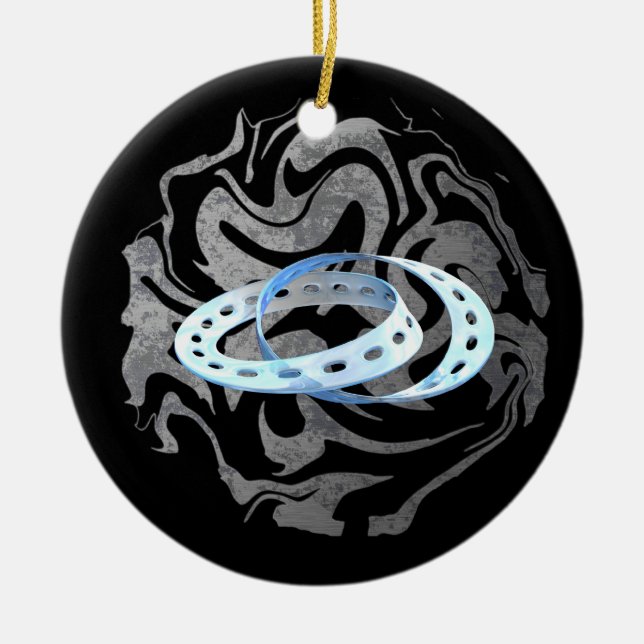 Décoration En Céramique Bandes de Mobius (Devant)