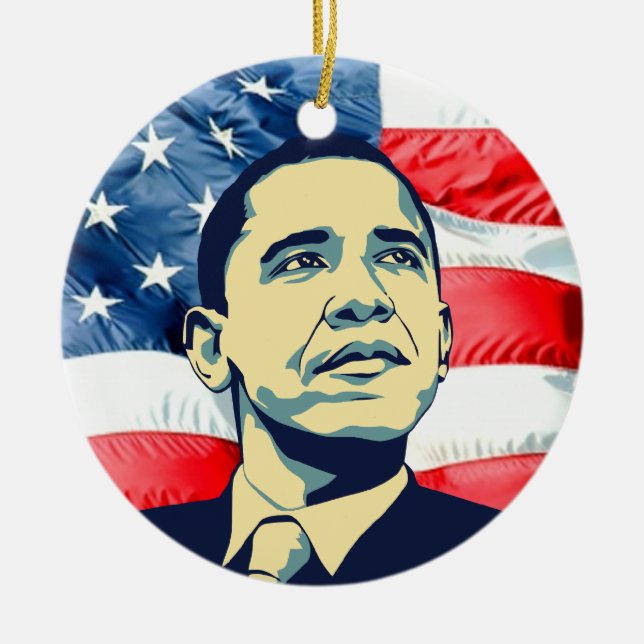 Décoration En Céramique Barack Obama (Devant)