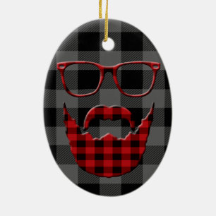Décoration En Céramique Barbe de plaid de hippie