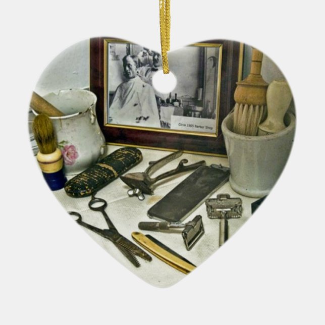 Décoration En Céramique Barber Shop (Devant)