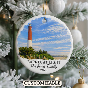 Décoration En Céramique Barnegat Light personnalisé, New Jersey sur mesure