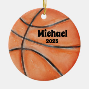 Décoration En Céramique Basket Ball Ornement, Ornement, Sports pour enfant