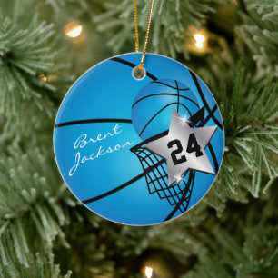 Décoration En Céramique Basket-ball Silver Superstar   Texte do-it-yoursel