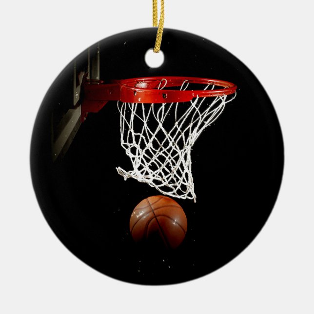 Décoration En Céramique Basket-ball Sport Motivation Inspiration (Devant)