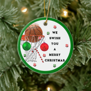 Décoration En Céramique Basketball 2023 Garder l'ornement en céramique